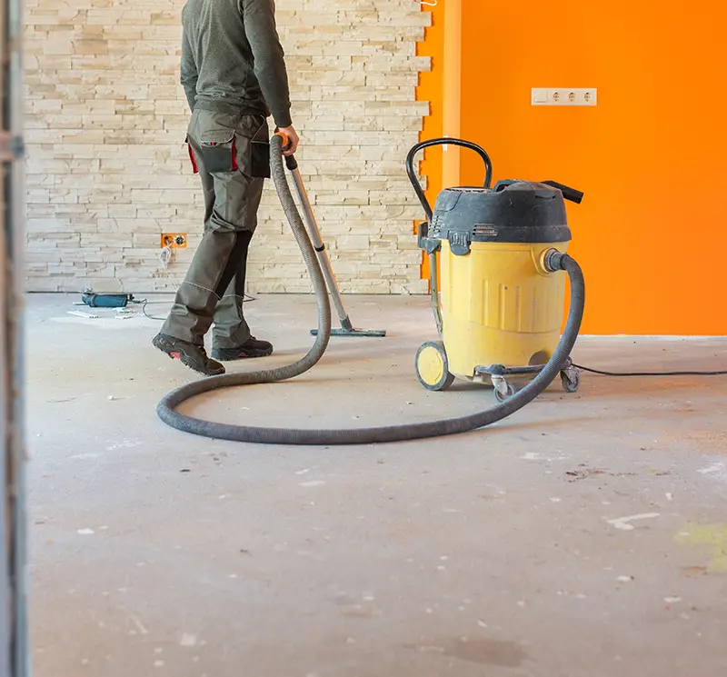 Nettoyage après chantier